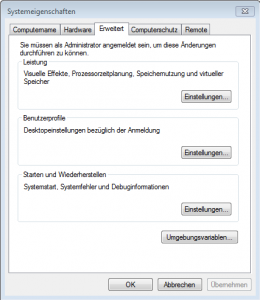 Systemeigenschaften