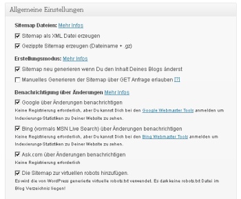 Google XML Sitemaps