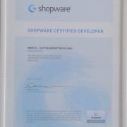 Shopware Certified Developer