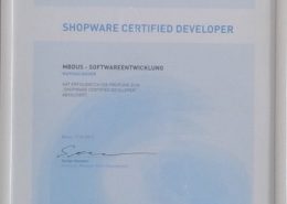 Shopware Certified Developer